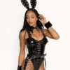 No Bunny Business Vinyl Costume Set -I Hear Raves No Bunny Business Vinyl Costume Set Front