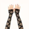 Nocturne Fishnet Gloves -I Hear Raves NocturneFishnetGloves Black