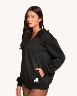 Not A Phase Zip Up Hoodie -I Hear Raves Not A Phase Zip Up Hoodie Side