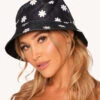 Picking Daisies Reversible Bucket Hat -I Hear Raves Picking Daisies Flower Bucket Hat