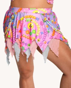Pixxie Stixx X IHR Kandi Trip Skirt 20 Pixxie Stixx X IHR Kandi Trip Skirt -I Hear Raves Pixxie Stixx x iHR Kandi Trip Skirt C1 Front b1aff885 d042 4566 8874 dc3ba45e16a4