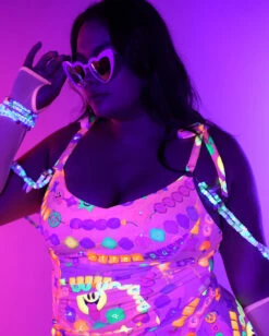 Pixxie Stixx X IHR Kandi Trip Top 21 Pixxie Stixx X IHR Kandi Trip Top -I Hear Raves Pixxie Stixx x iHR Kandi Trip Top C1 UV