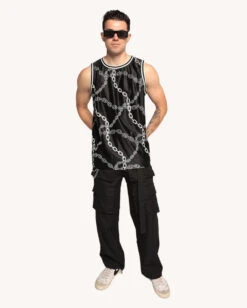 Power Surge Silver Reflective Basketball Jersey -I Hear Raves Power Surge Silver Reflective Basketball Jersey Full