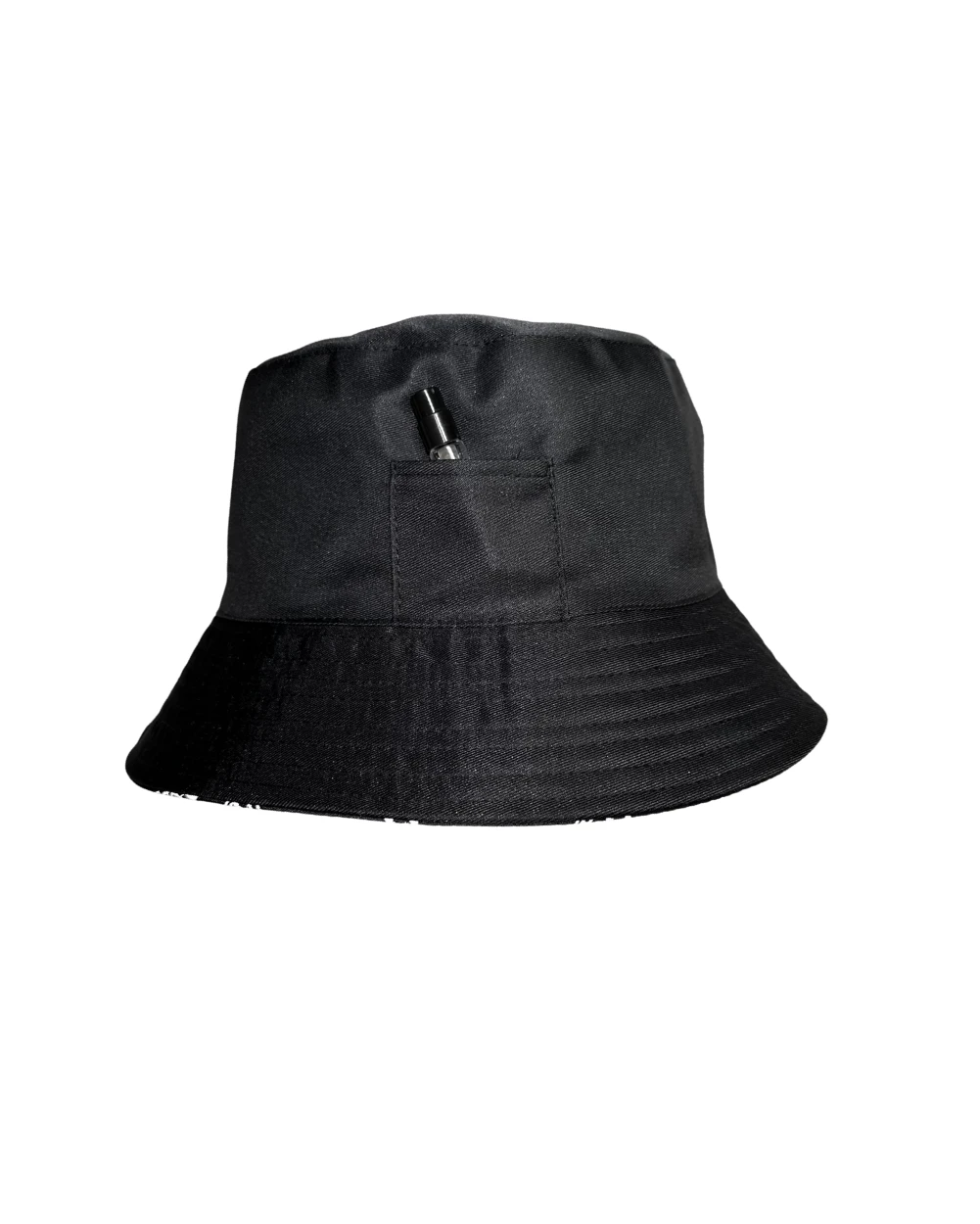 Power Surge Silver Reflective Bucket Hat With Stash Pocket 6 Power Surge Silver Reflective Bucket Hat With Stash Pocket - Image 4