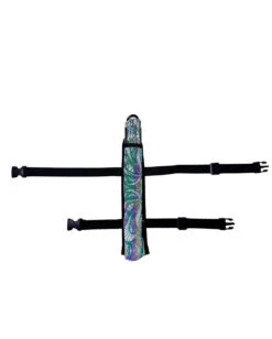 Pure Euphoria White Rainbow Reflective Fan Holster -I Hear Raves PureEuphoriaWhiteRainbowReflectiveFanHolster2