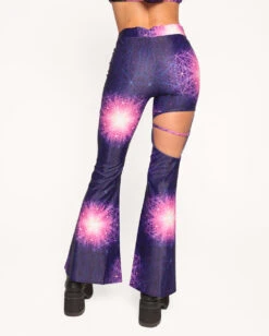 Quantum Synergy Bell Bottoms -I Hear Raves Quantum Synergy Bell Bottom Pants Back