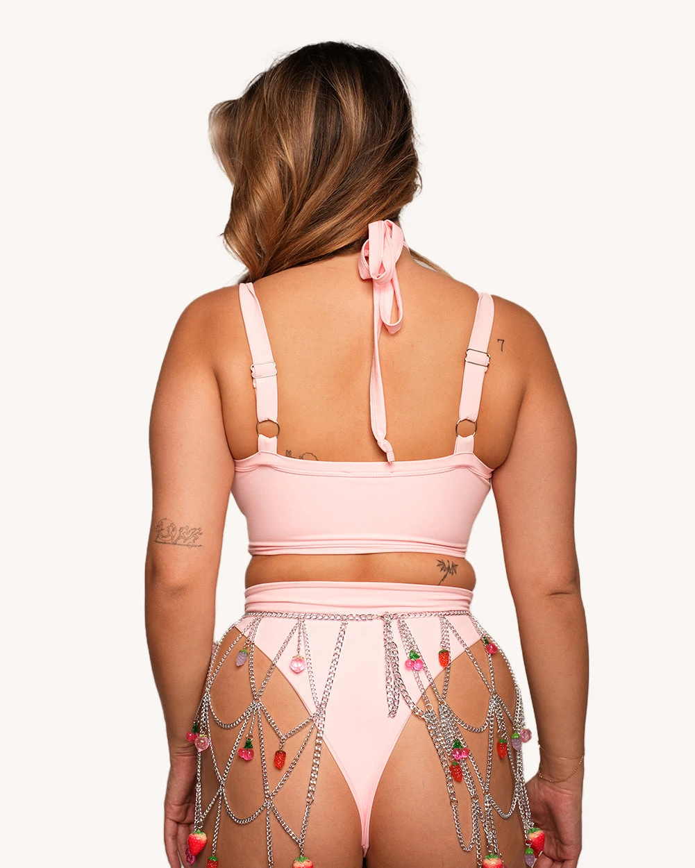 Rave & Repeat Halter Top - Baby Pink 4 Rave & Repeat Halter Top - Baby Pink - Image 2