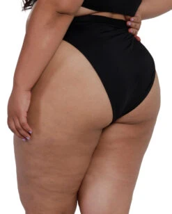 Recycled Fabric Malibu BB High Cut Bottoms 17 Recycled Fabric Malibu BB High Cut Bottoms -I Hear Raves Recycled Fabric Malibu BB High Cut Bottoms Bl Bk