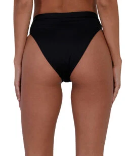 Recycled Fabric Malibu BB High Cut Bottoms 13 Recycled Fabric Malibu BB High Cut Bottoms -I Hear Raves Recycled Fabric Malibu BB High Cut Bottoms Blk Bk