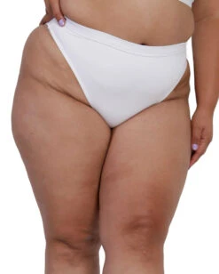 Recycled Fabric Malibu BB High Cut Bottoms - White -I Hear Raves Recycled Fabric Malibu BB High Cut Bottoms Wh Fr 5b0607ca fdd7 43e9 b78c 01825a27e85f