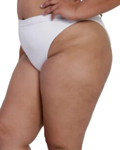 Recycled Fabric Malibu BB High Cut Bottoms - White -I Hear Raves Recycled Fabric Malibu BB High Cut Bottoms Wh Sd e3f349a9 15e5 4a90 a54d 5da3f64cf532