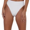 Recycled Fabric Malibu BB High Cut Bottoms - White -I Hear Raves Recycled Fabric Malibu BB High Cut Bottoms blk front 800x b2e6b84a 4602 417f 8776 184004a7f2ab