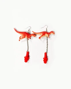 Reptile Rave Dino Earplug Earrings