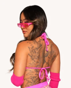 Rolita Couture X IHR Am I Tripping Rebel Chain Top -I Hear Raves Rolita Couture x iHR Am I Tripping Rebel Chain Top Back