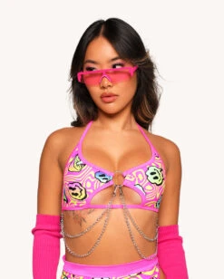 Rolita Couture X IHR Am I Tripping Rebel Chain Top