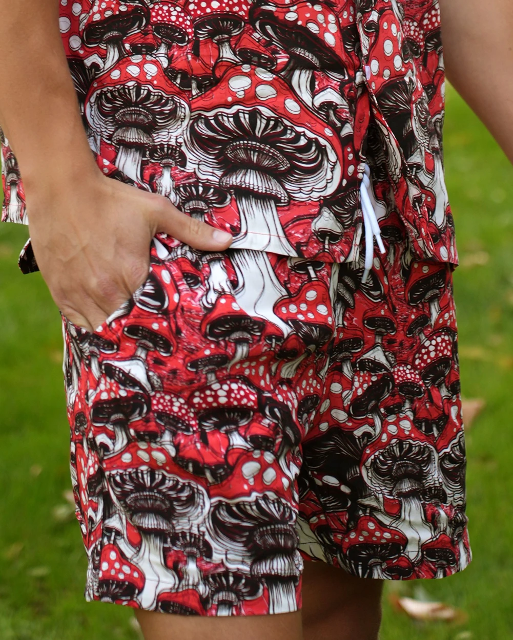 Secret Of Life Mushroom Camp Shorts 4 Secret Of Life Mushroom Camp Shorts - Image 2