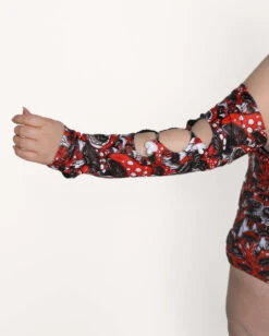 Secret Of Life Mushroom Bodysuit Set -I Hear Raves Secret Life of Mushroom Bodysuit Set C1 Detail