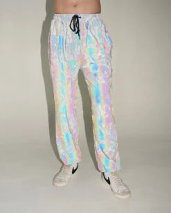 Secret Of Life Mushroom Rainbow Reflective Joggers