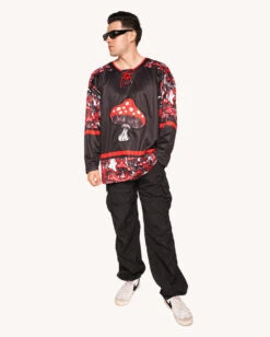 Secret Of Life Mushroom Unisex Hockey Jersey -I Hear Raves Secret Life of Mushroom Unisex Hockey Jersey Full