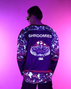 Secret Of Life Mushroom Unisex Hockey Jersey -I Hear Raves Secret Life of Mushroom Unisex Hockey Jersey UV2