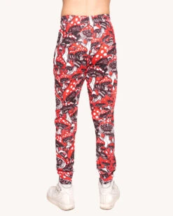 Secret Of Life Mushroom Joggers -I Hear Raves Secret of Life Mushroom Joggers Back