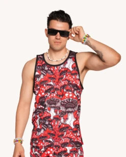 Secret Of Life Mushroom Tank -I Hear Raves Secret of Life Mushroom Tank Front