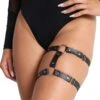 So Intense O-Ring Single Leg Garter -I Hear Raves So Intense O Ring Leg Garters Black Front 5c93b6c3 89e1 478a a97c 3934695fb7f2