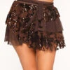 Bohemian Princess Sequin Ruffle Mini Skirt -I Hear Raves Soul of a Gypsy Sequin Ruffle Mini Skirt Front d3a27cca 5e51 4aab aa31 fd0783ca8e72