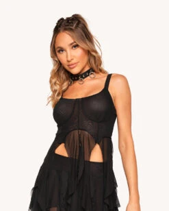 Stir Up Drama Mesh Top