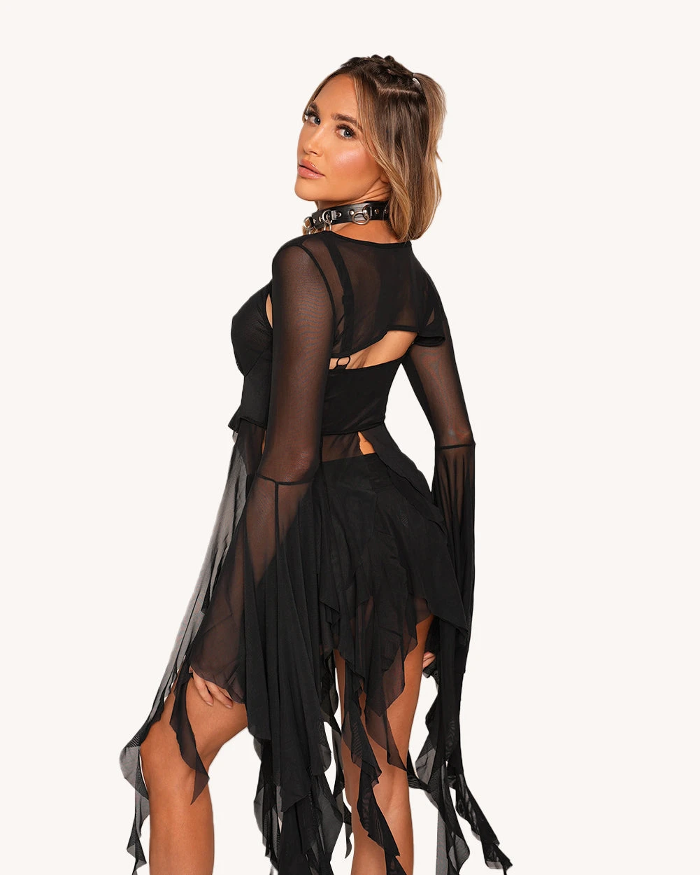 Stir Up Drama Mesh Ultra Crop Top 4 Stir Up Drama Mesh Ultra Crop Top - Image 2