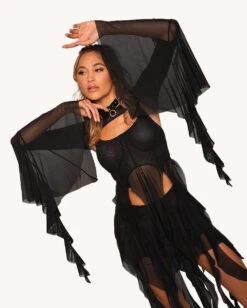 Stir Up Drama Mesh Ultra Crop Top