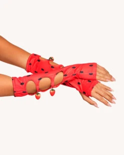 Strawberry Sweet Bodysuit Set -I Hear Raves Strawberry Sweet Bodysuit Set Detail