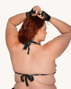 Sunflowerraver X IHR Get Bent Bra Top -I Hear Raves Sunflowerraver x iHR Get Bent Bra Top C1 Back