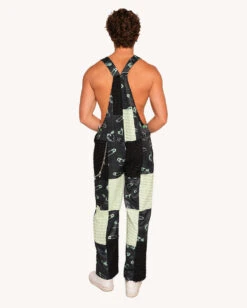 Sunflowerraver X IHR Get Bent Overalls -I Hear Raves Sunflowerraver x iHR Get Bent Overalls Back