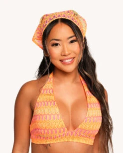 Sunkissed Top With Head Scarf