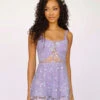 Sweet Serenade Floral Sequin Dress -I Hear Raves Sweet Serenade Floral Sequin Dress Front