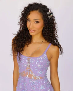Sweet Serenade Floral Sequin Dress -I Hear Raves Sweet Serenade Floral Sequin Dress Lifestyle