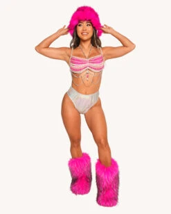 Seashell Sweetheart Pearl Chain Top -I Hear Raves Sweetheart Pearl Chain Top Full