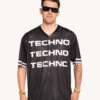 Team Techno Jersey 1 Team Techno Jersey -I Hear Raves Team Techno Jersey Mens Front