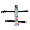 Thunder Flash Strap & Clip-on Rainbow Reflective Fan Holster -I Hear Raves Thunder Flash Rainbow Reflective Fan Holster Mock