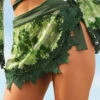 Fairytale Forest Side Tie Mini Skirt -I Hear Raves TieSkirt