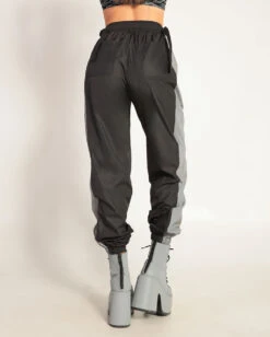 Time 2 Get Lit Reflective Cargo Joggers -I Hear Raves Time 2 Get Lit Reflective Cargo Joggers Back