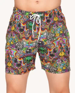 Trippydraws X IHR Funky Mind Camp Shorts