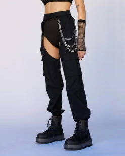 Darkest Hours Chain Chaps -I Hear Raves Unisex Darkest Hours Chain Chaps Side