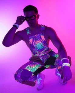 Viper Vision Unisex Overalls -I Hear Raves Viper Vision Overalls Mens UV