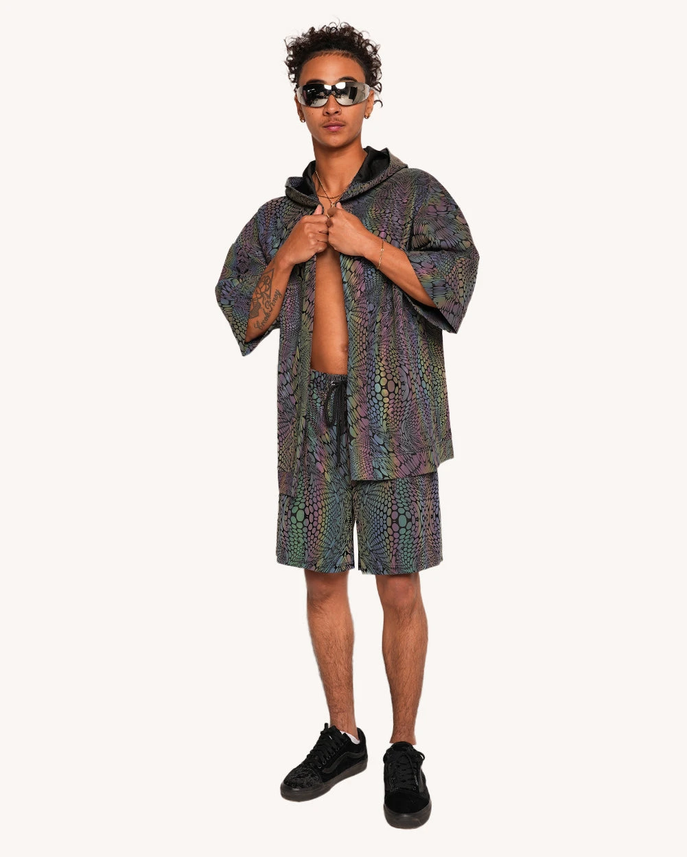 Viper Vision Rainbow Reflective Men's Shorts 7 Viper Vision Rainbow Reflective Men's Shorts - Image 5