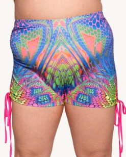 Viper Vision Ruched Shorts 14 Viper Vision Ruched Shorts -I Hear Raves Viper Vision Ruched Shorts C1 Front