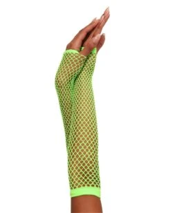 Warped Revelations Fingerless Fishnet Arm Warmers -I Hear Raves Warped Revelations Fingerless Fishnet Gloves NeonGreen Side 9cc5f39b 6992 4700 945a 8a9b1b855453