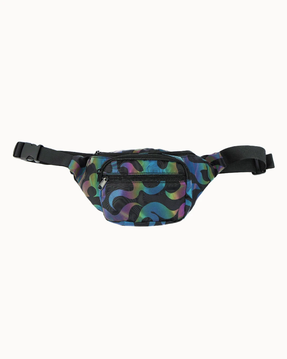 Brightest Flame Rainbow Reflective Fanny Pack 3 Brightest Flame Rainbow Reflective Fanny Pack
