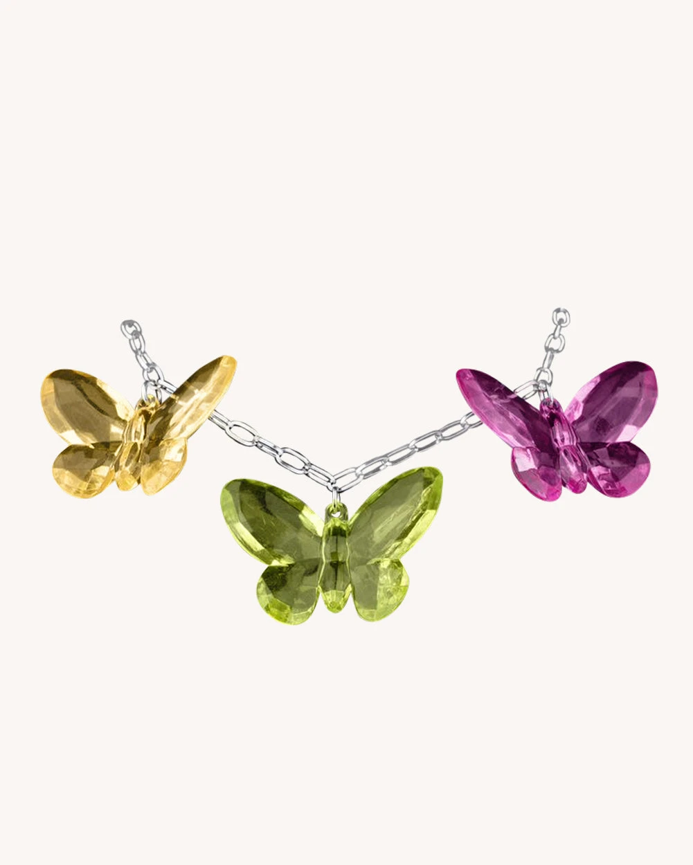 Jelly Butterfly Chain Necklace 3 Jelly Butterfly Chain Necklace